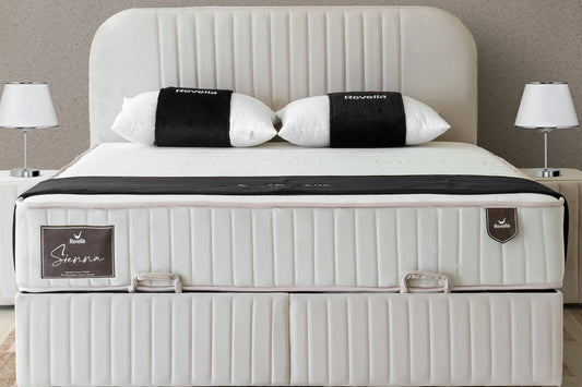 SIENNA LINE Opbevaringsseng m. Hovedgavl