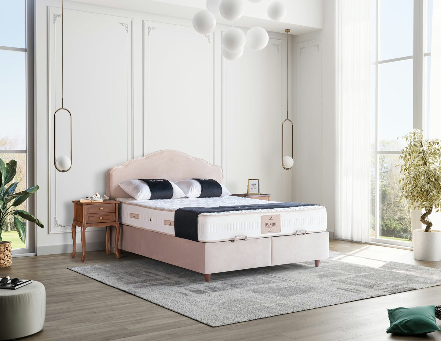 ESSENTIAL Opbevaringsseng m. Hovedgavl