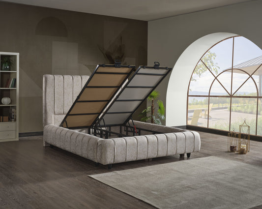 ILGAZ Opbevaringsseng m. Hovedgavl