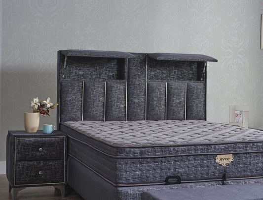 MODA Opbevaringsseng m. Hovedgavl