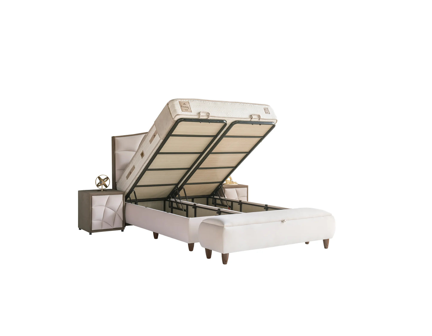 NEW FORM Opbevaringsseng m. Gavl