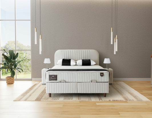 SIENNA LINE Opbevaringsseng m. Hovedgavl