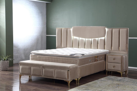 BELLA Opbevaringsseng m. Hovedgavl