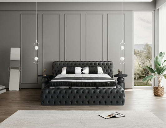 CHESTER MOON Opbevaringsseng m. Hovedgavl