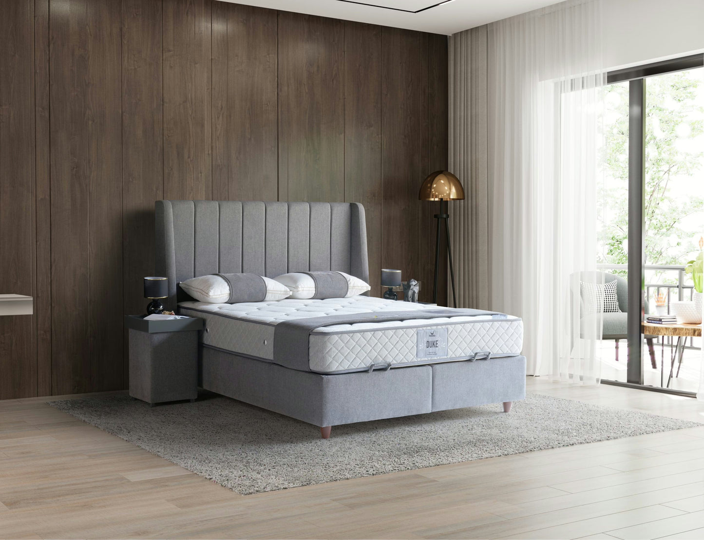 DUKE Opbevaringsseng m. Hovedgavl