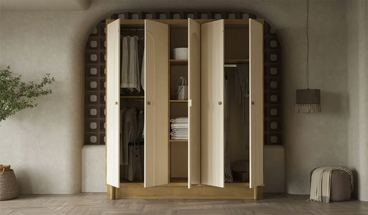 ECO BOHEM Garderobeskab m. 5 dør