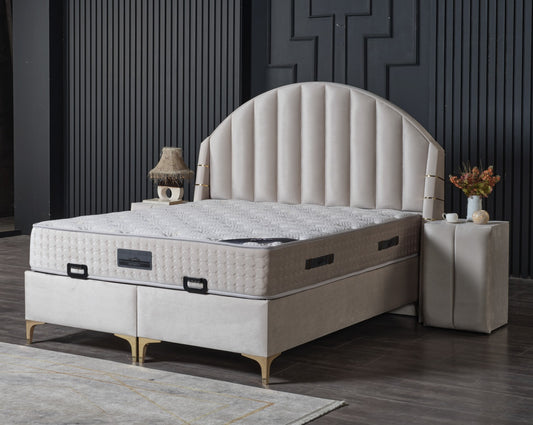 HARLEM Opbevaringsseng m. Hovedgavl