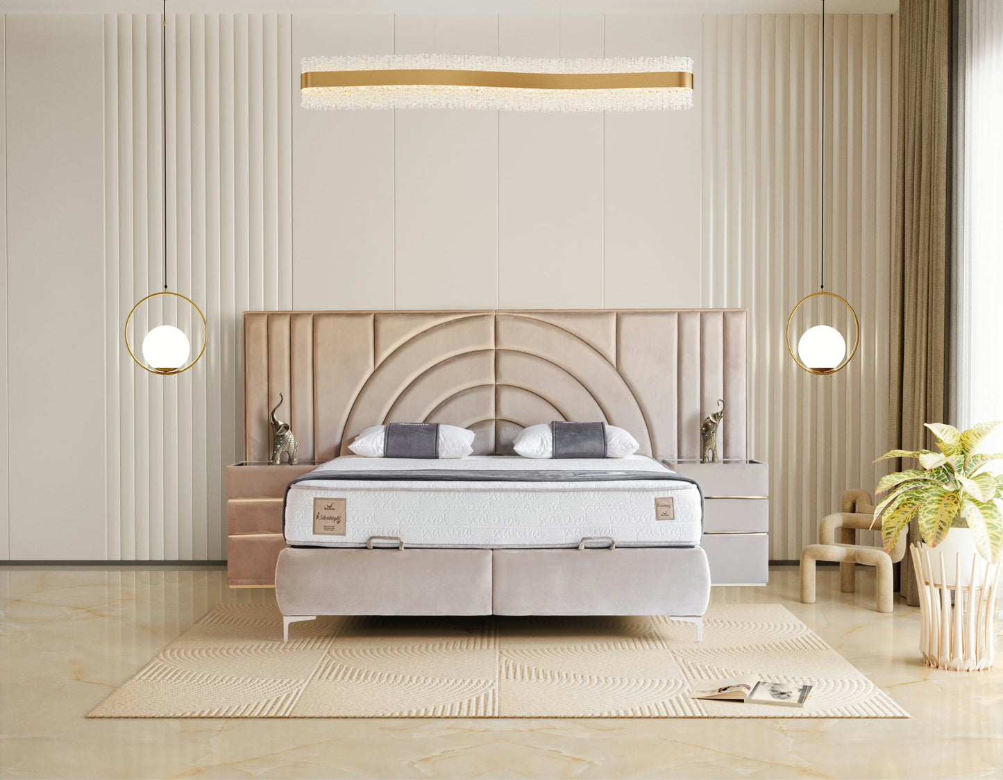 MOON Opbevaringsseng m. Hovedgavl