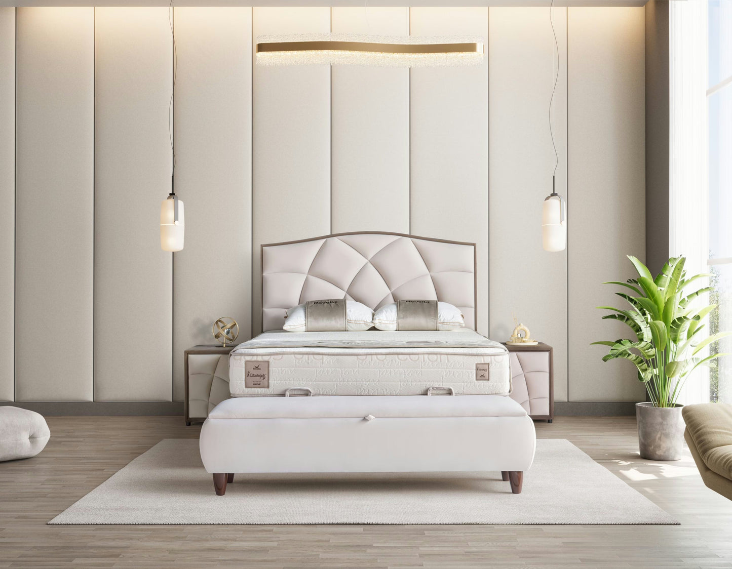 NEW FORM Opbevaringsseng m. Gavl