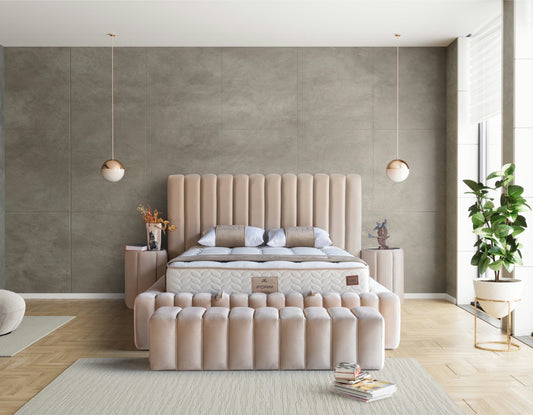 SOFFIA Opbevaringsseng m. Hovedgavl