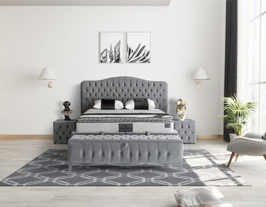 STELLA Opbevaringsseng m. Hovedgavl