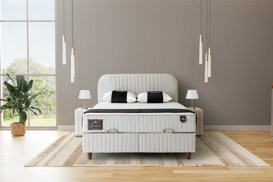 SIENNA LINE Opbevaringsseng m. Hovedgavl