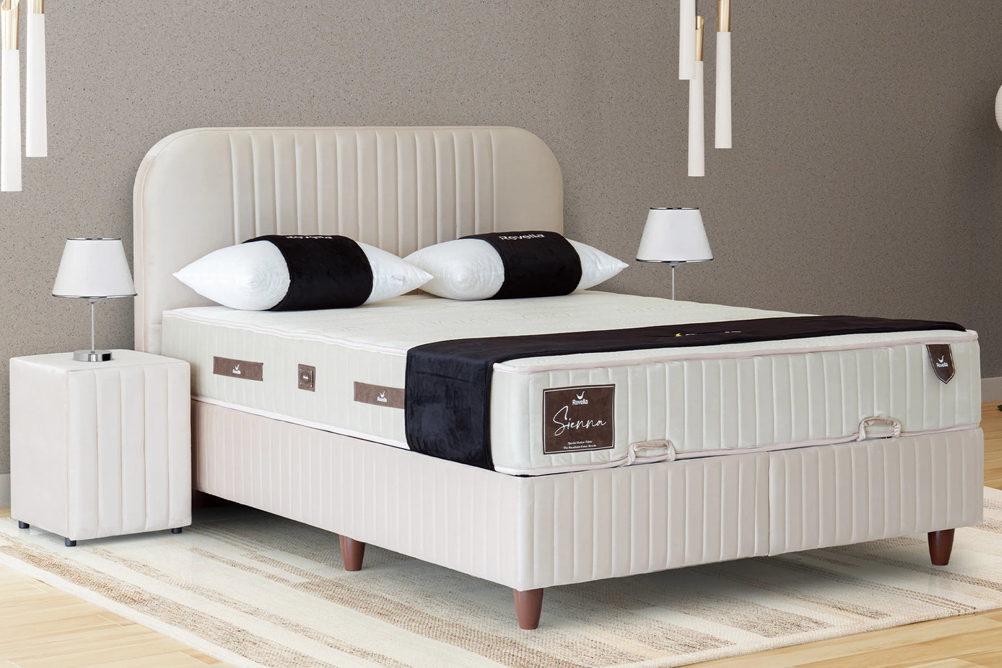 SIENNA LINE Opbevaringsseng m. Hovedgavl