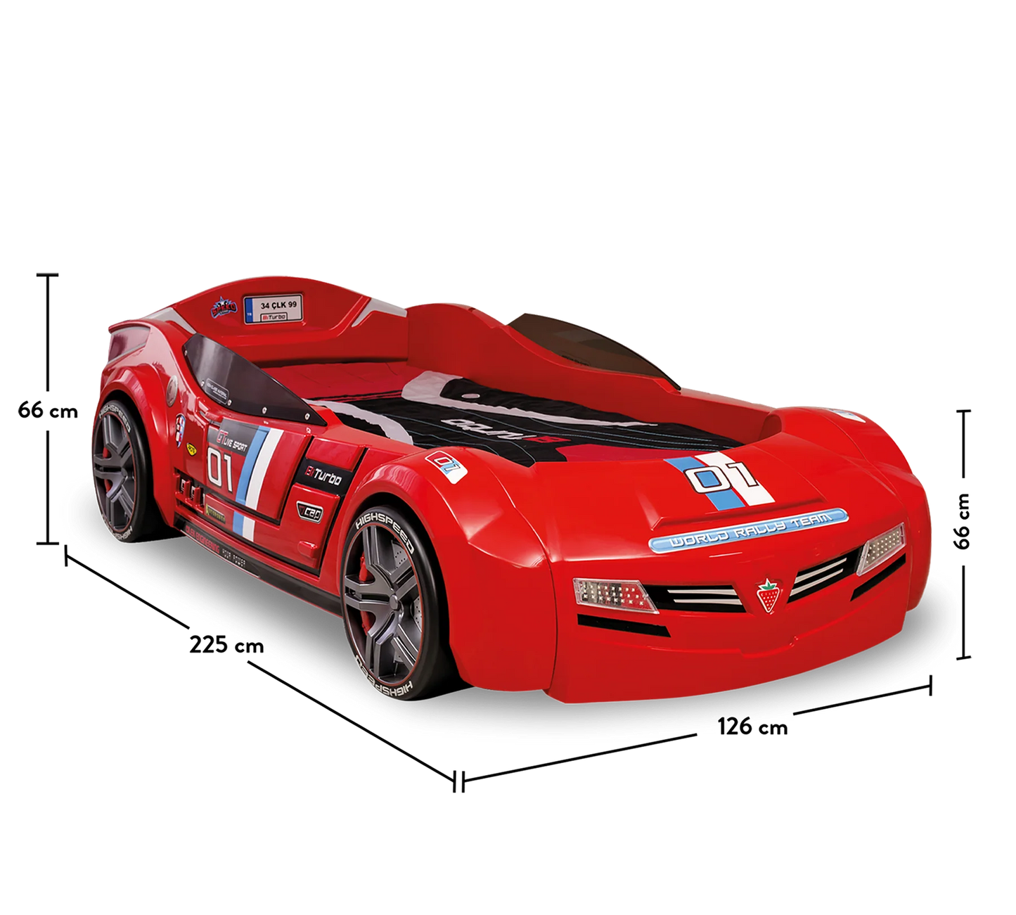 BITURBO BIL Børneværelsessæt