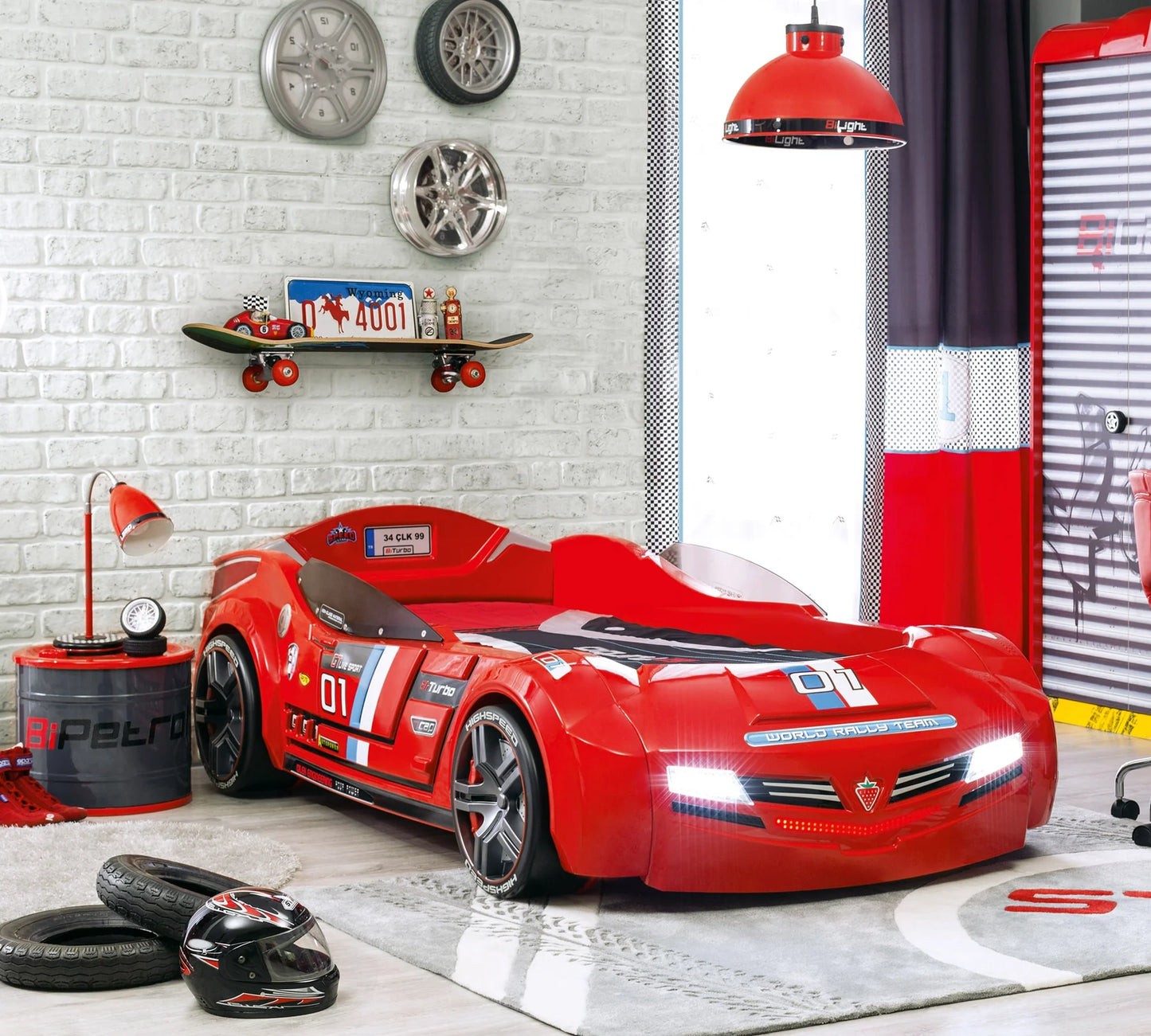 BITURBO BIL Børneværelsessæt