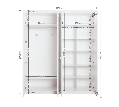 ROMANTINCA Garderobeskab