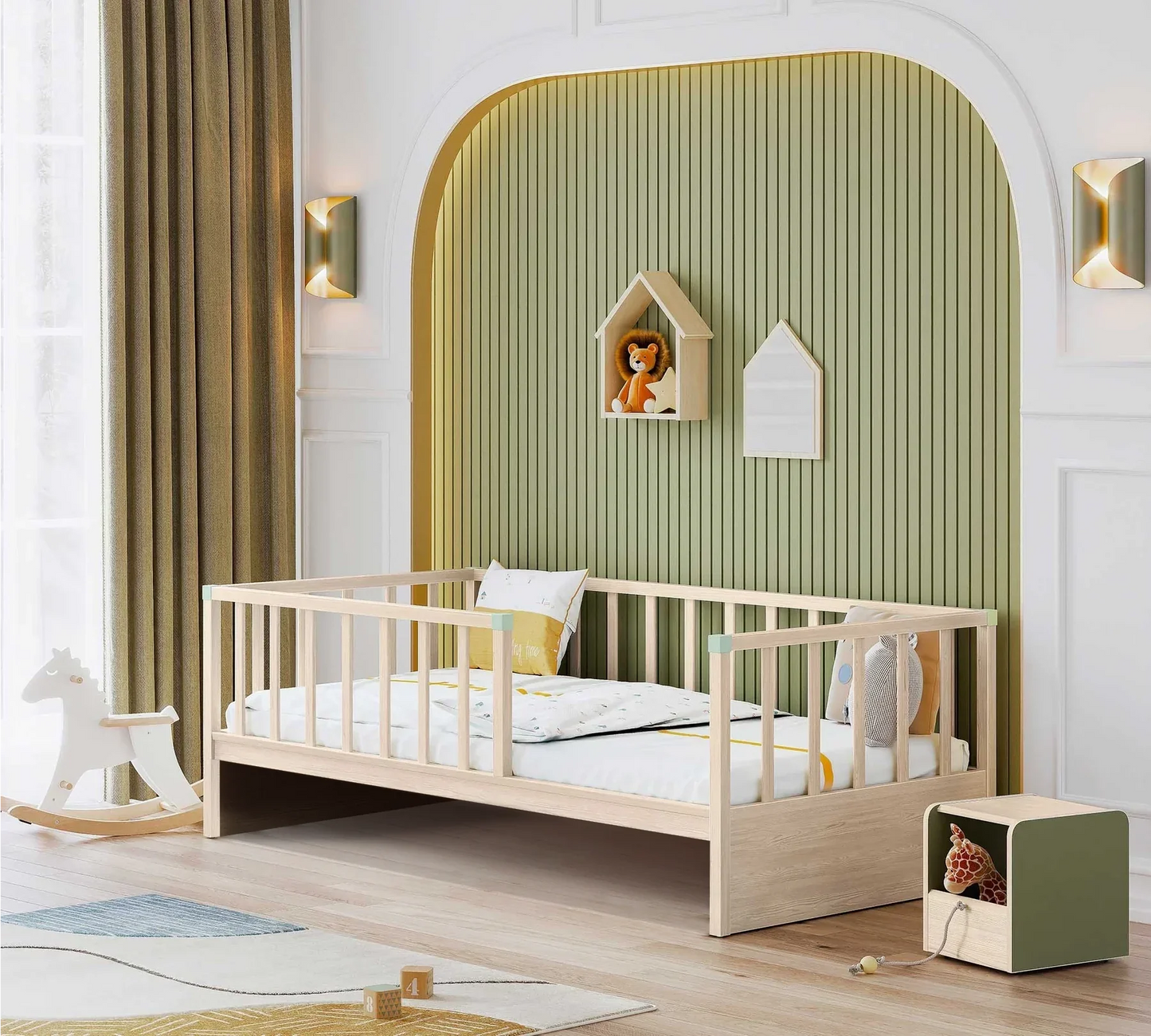 MONTES WHITE Børneværelsessæt