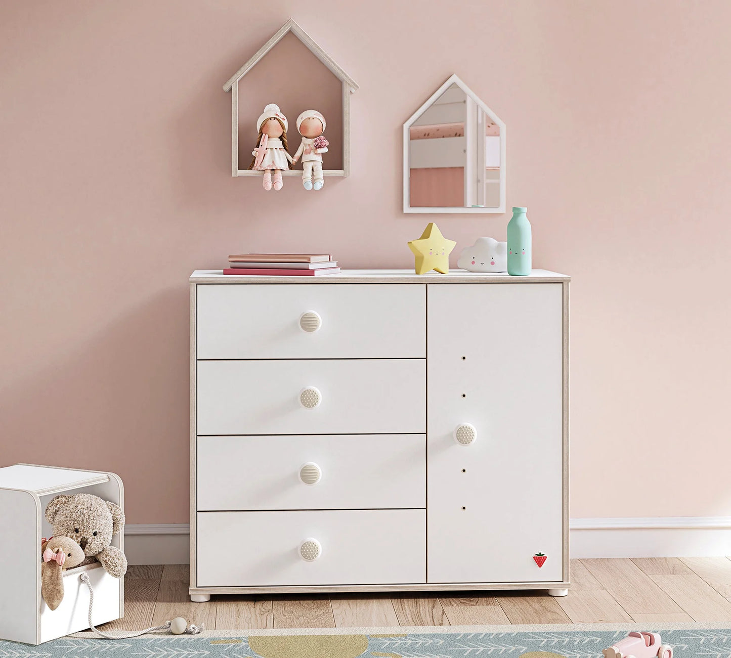 MONTES WHITE Børneværelsessæt