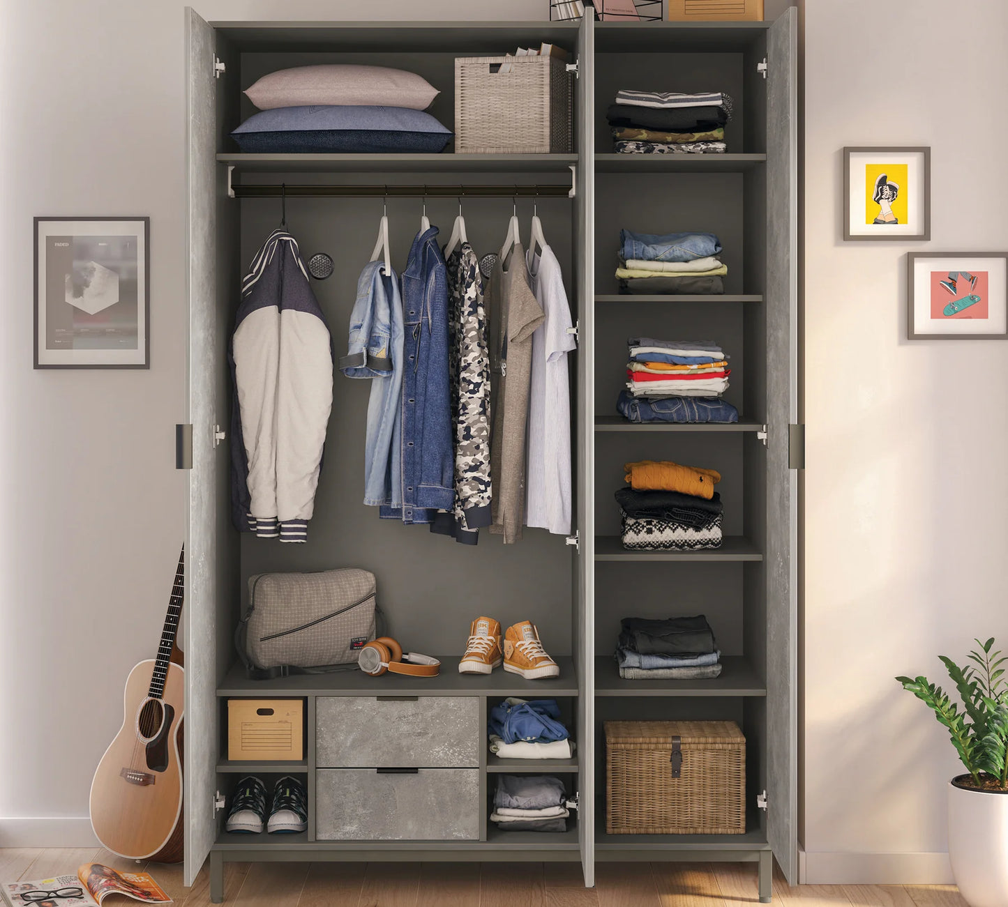 SPACE GREY Børneværelsessæt