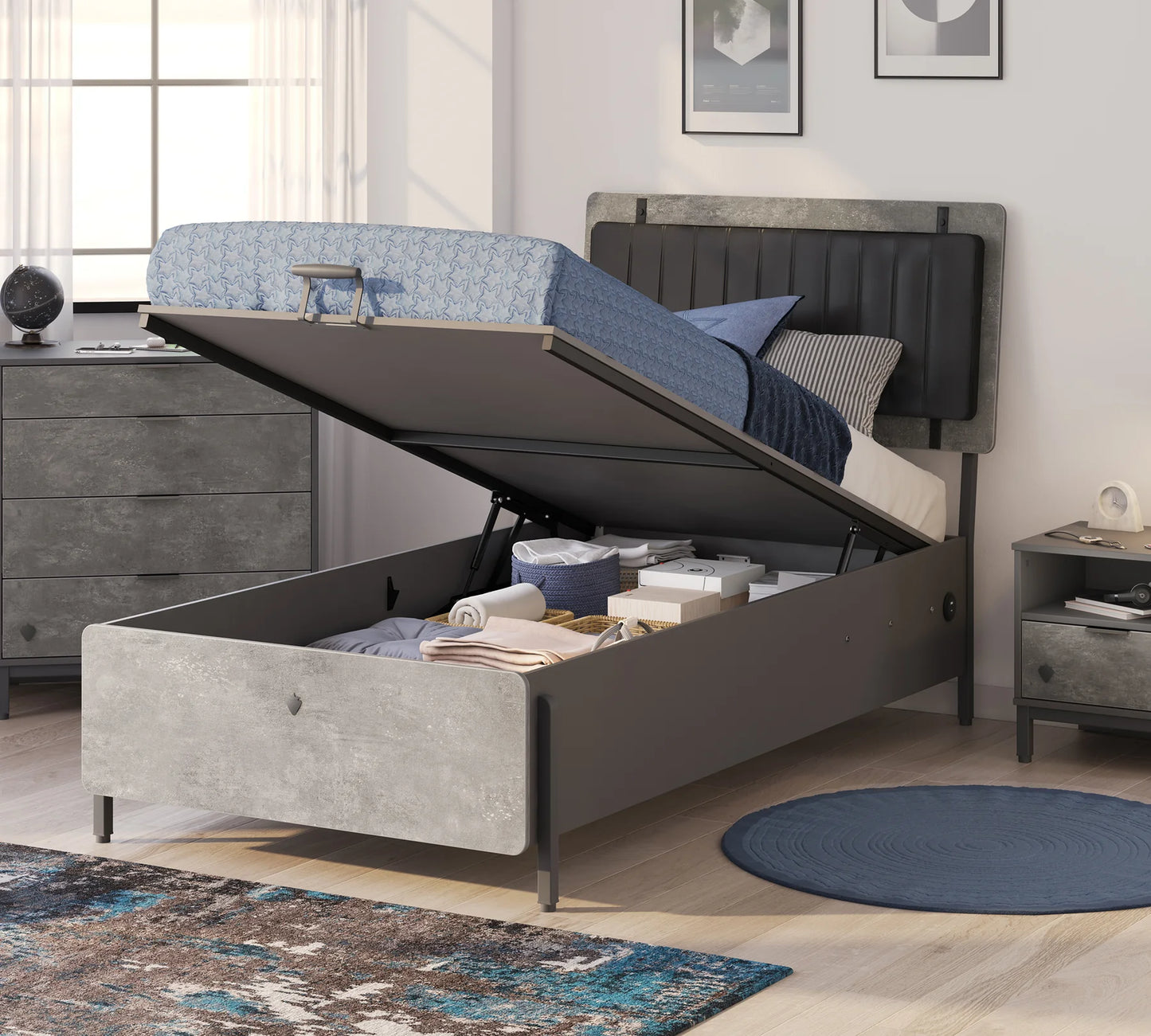 SPACE GREY Børneværelsessæt