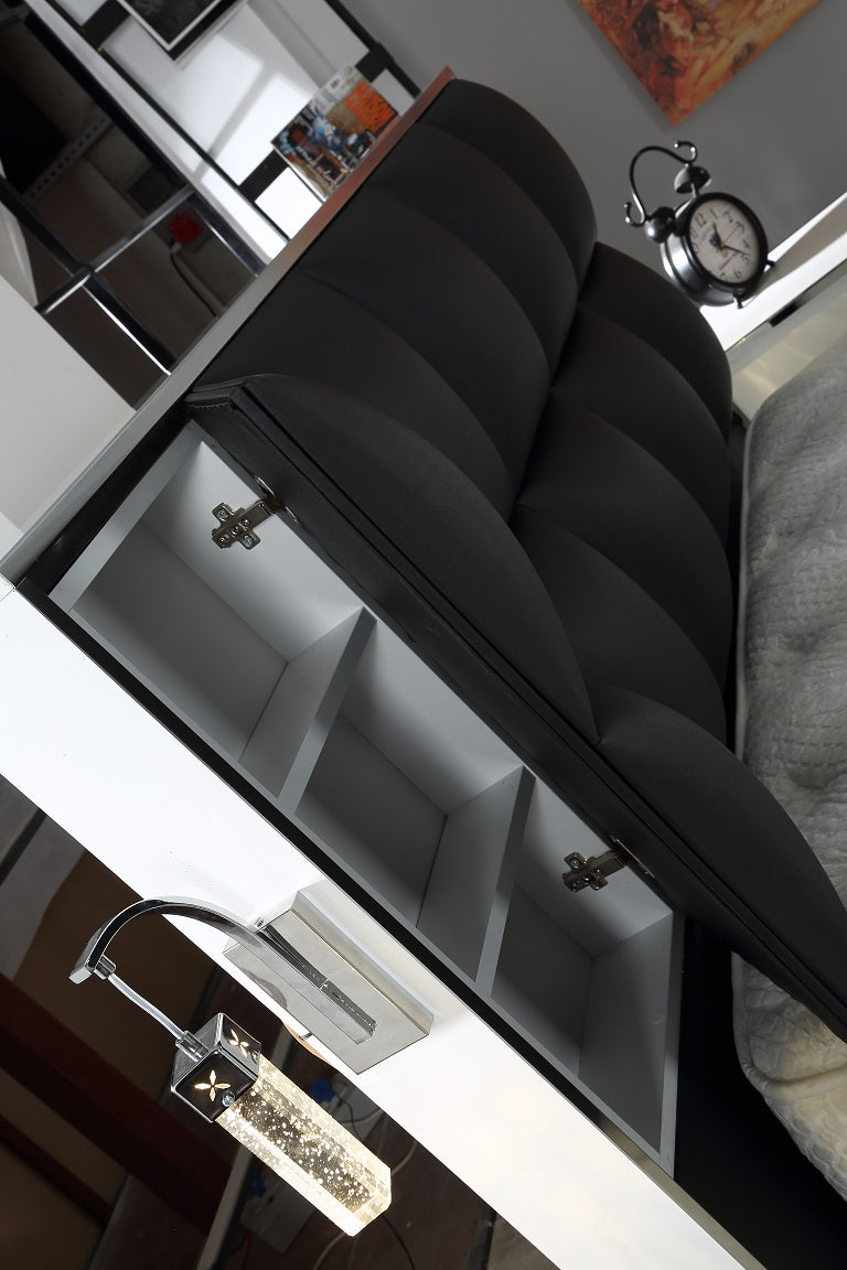 AMSTERDAM Opbevaringsseng m. Hovedgavl