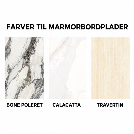 BONE MARMOR Spisebordsæt
