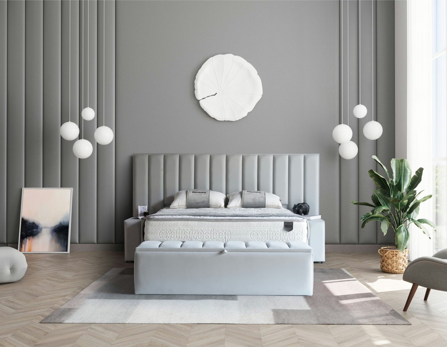 DIAMOND XL Opbevaringsseng m. Hovedgavl