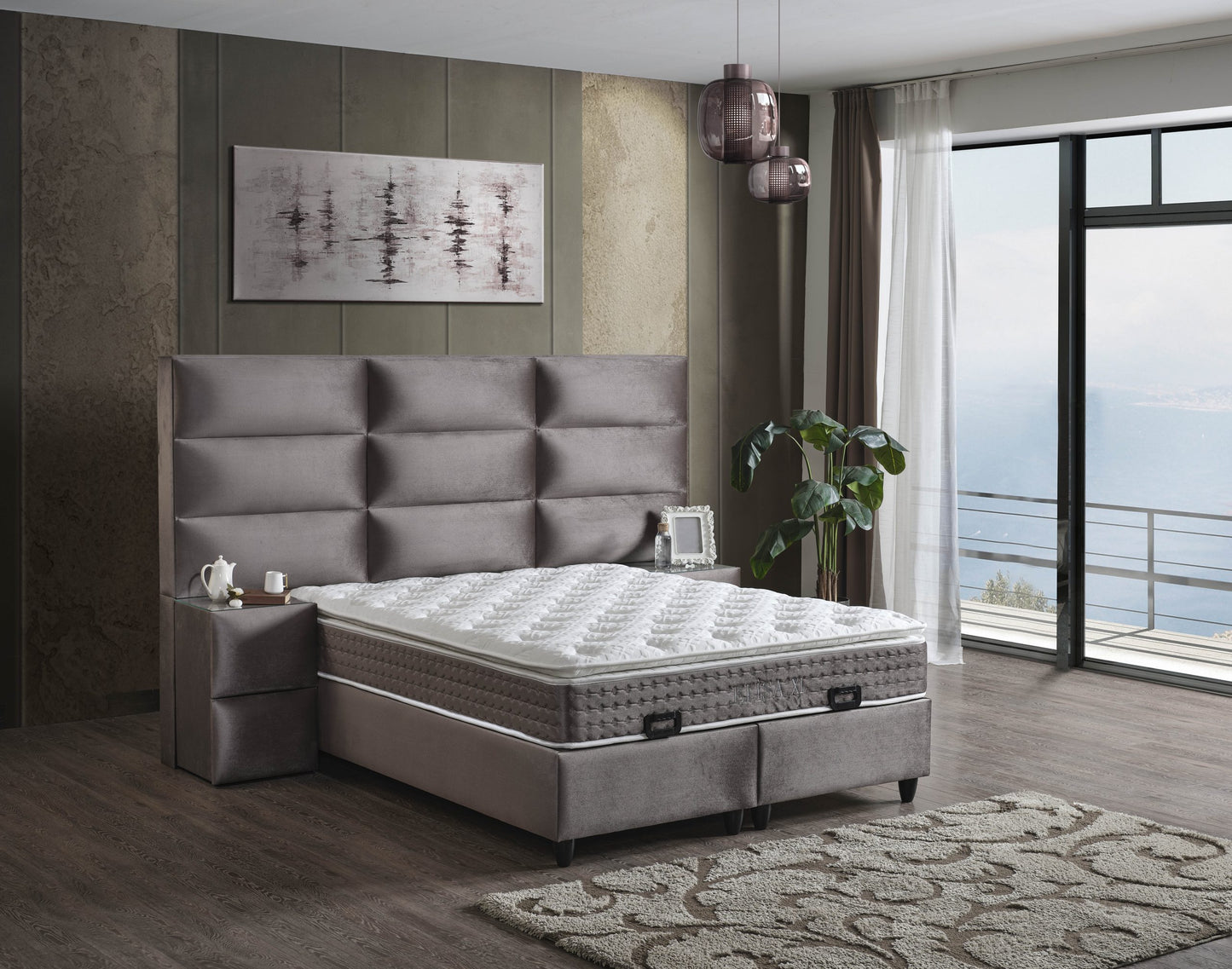 ELISA XL Opbevaringsseng m. Hovedgavl