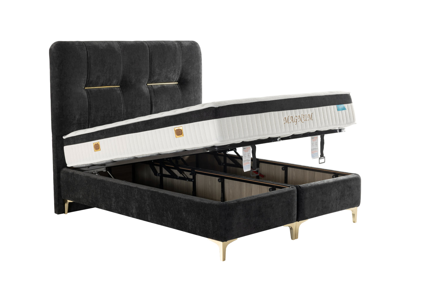 MAGNUM Nessa Opbevaringsseng m. Gavl