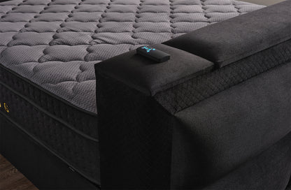 NEW KING Opbevaringsseng m. Hovedgavl