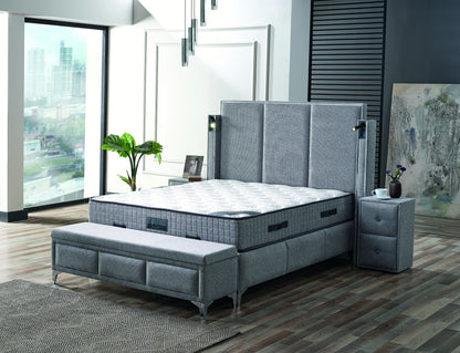 SIDNEY Opbevaringsseng m. Hovedgavl