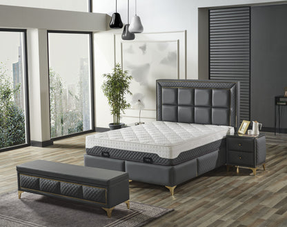 LIFE STYLE Opbevaringsseng m. Hovedgavl