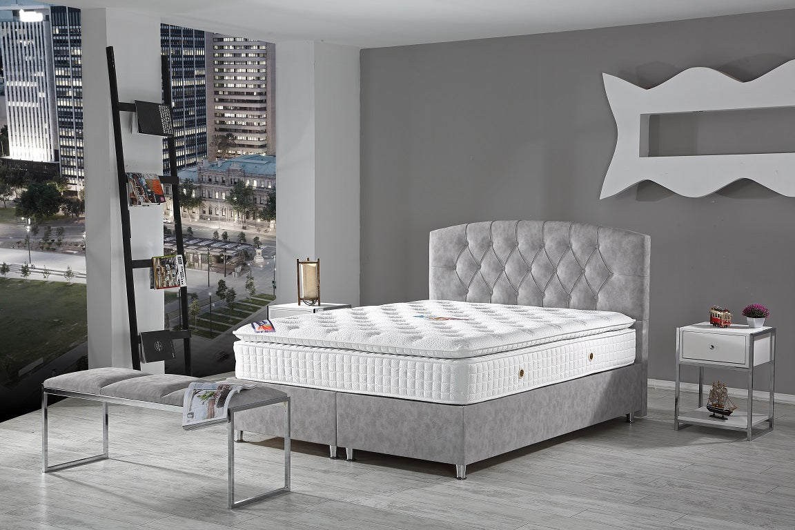 MADRID Opbevaringsseng m. Hovedgavl