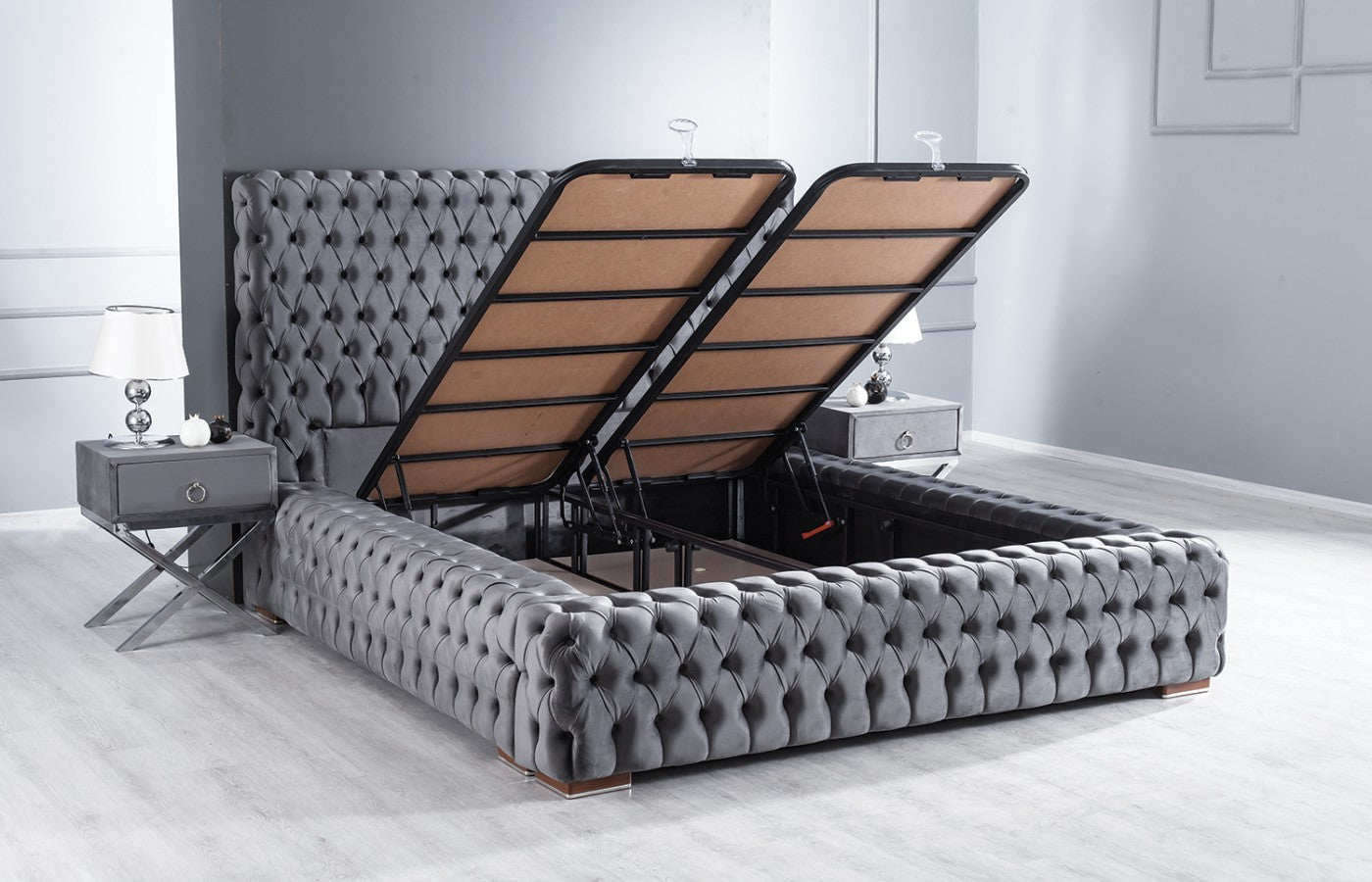 OXFORD Opbevaringsseng m. Hovedgavl