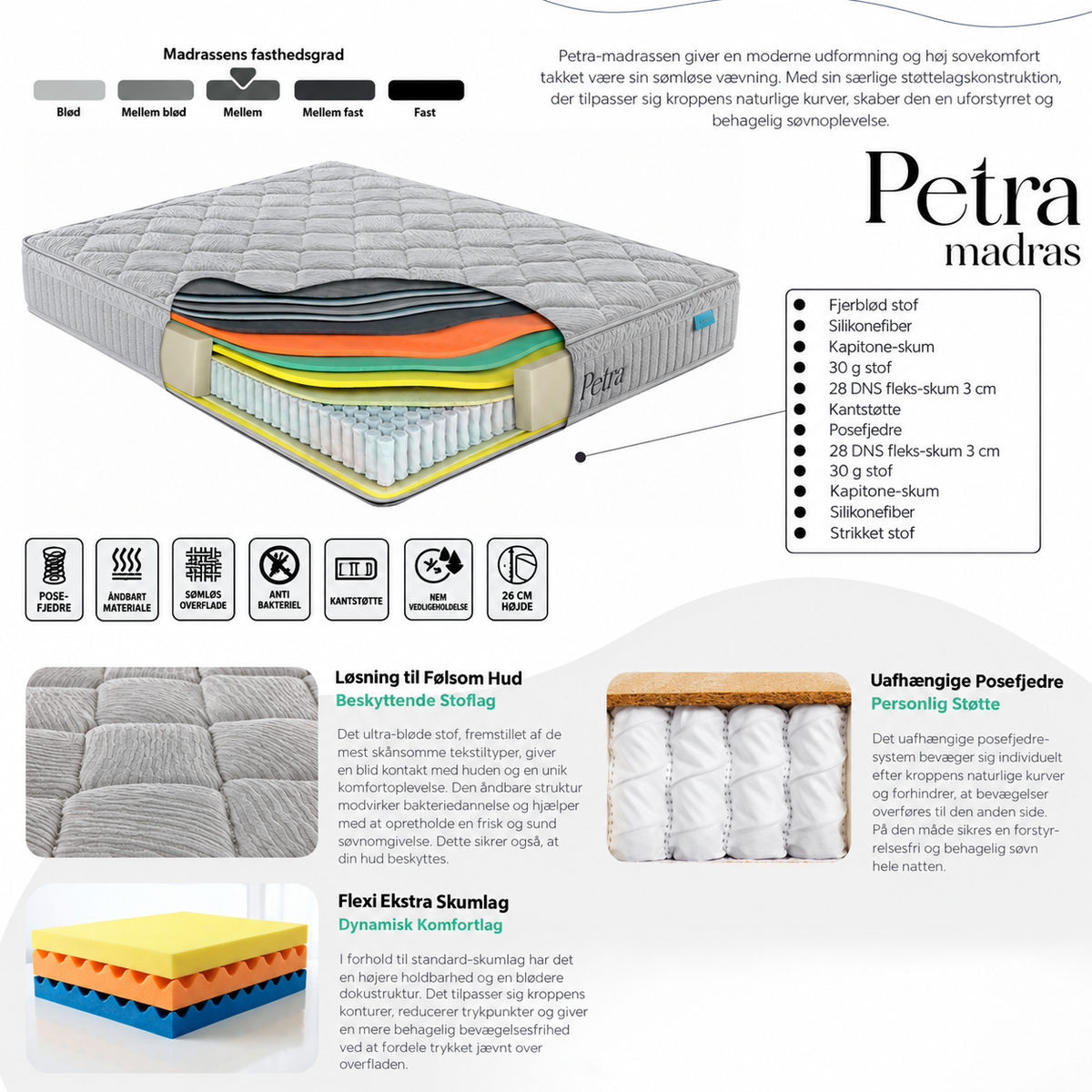 PETRA Madras (Enkelt)