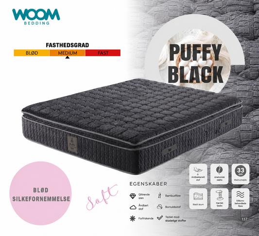 PUFFY BLACK Madras