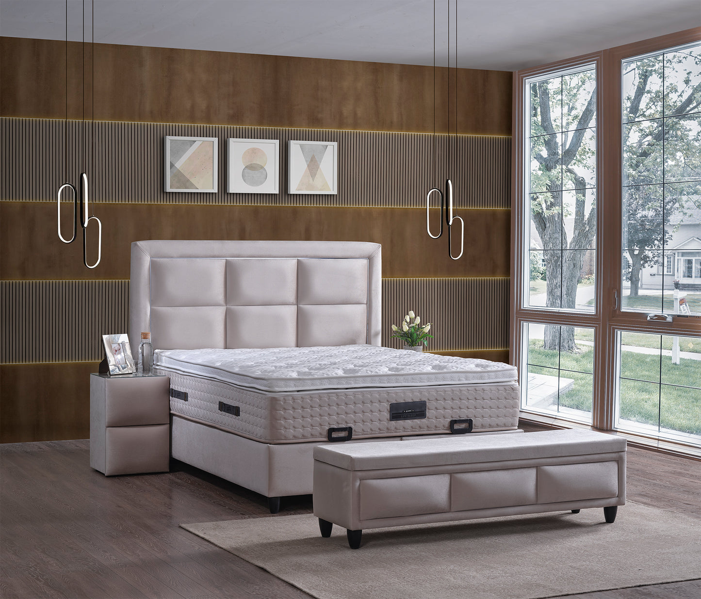 ISTANBUL Opbevaringsseng m. Hovedgavl