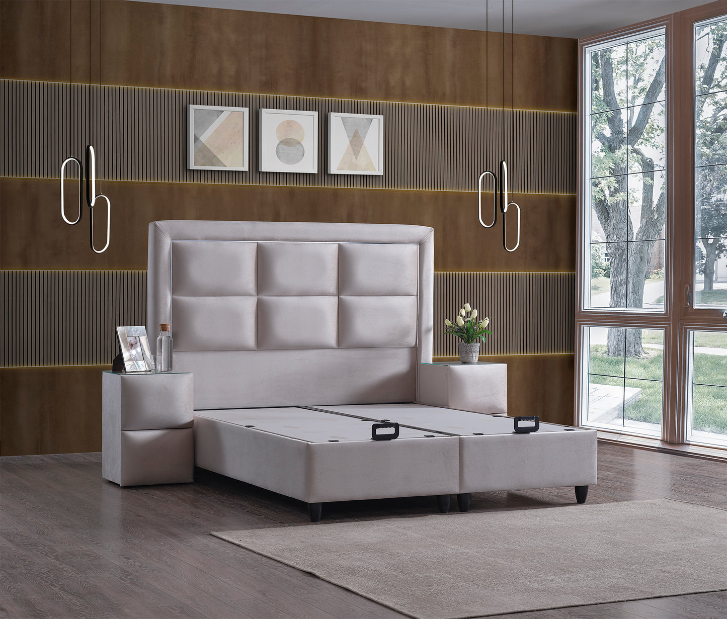 ISTANBUL Opbevaringsseng m. Hovedgavl