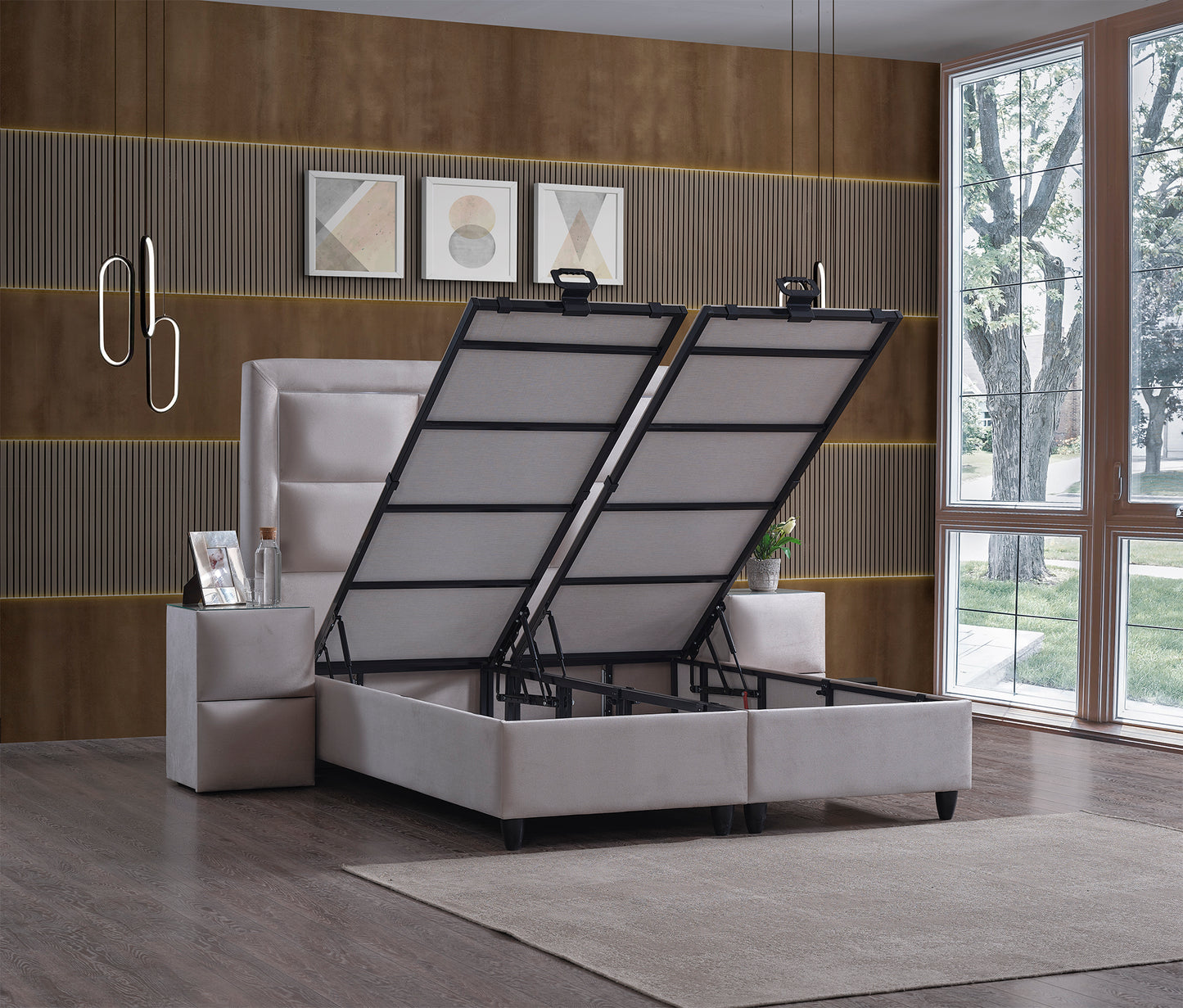 ISTANBUL Opbevaringsseng m. Hovedgavl