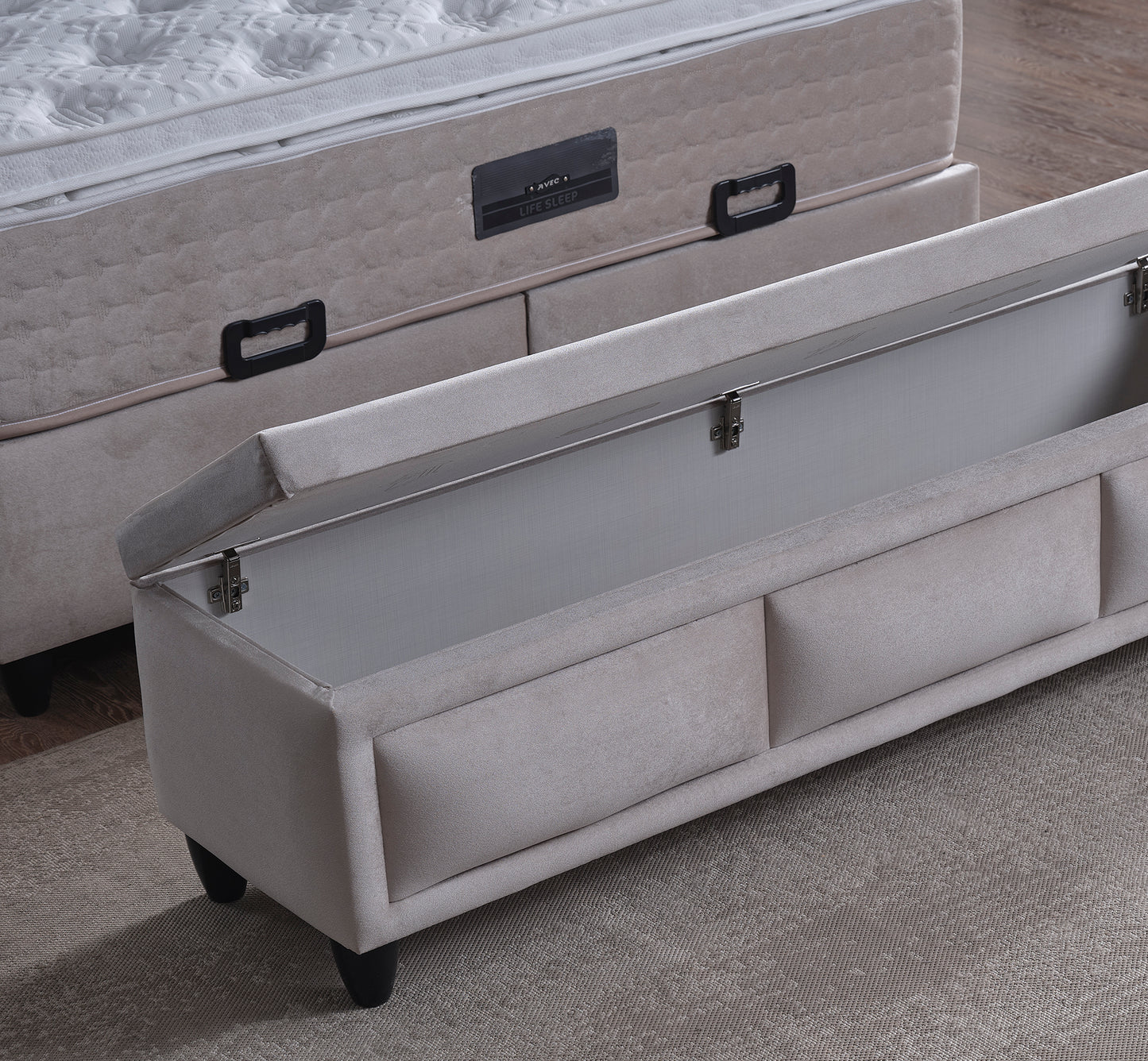 ISTANBUL Opbevaringsseng m. Hovedgavl