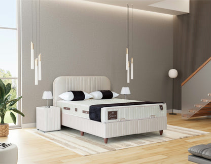 SIENNA LINE Opbevaringsseng m. Hovedgavl