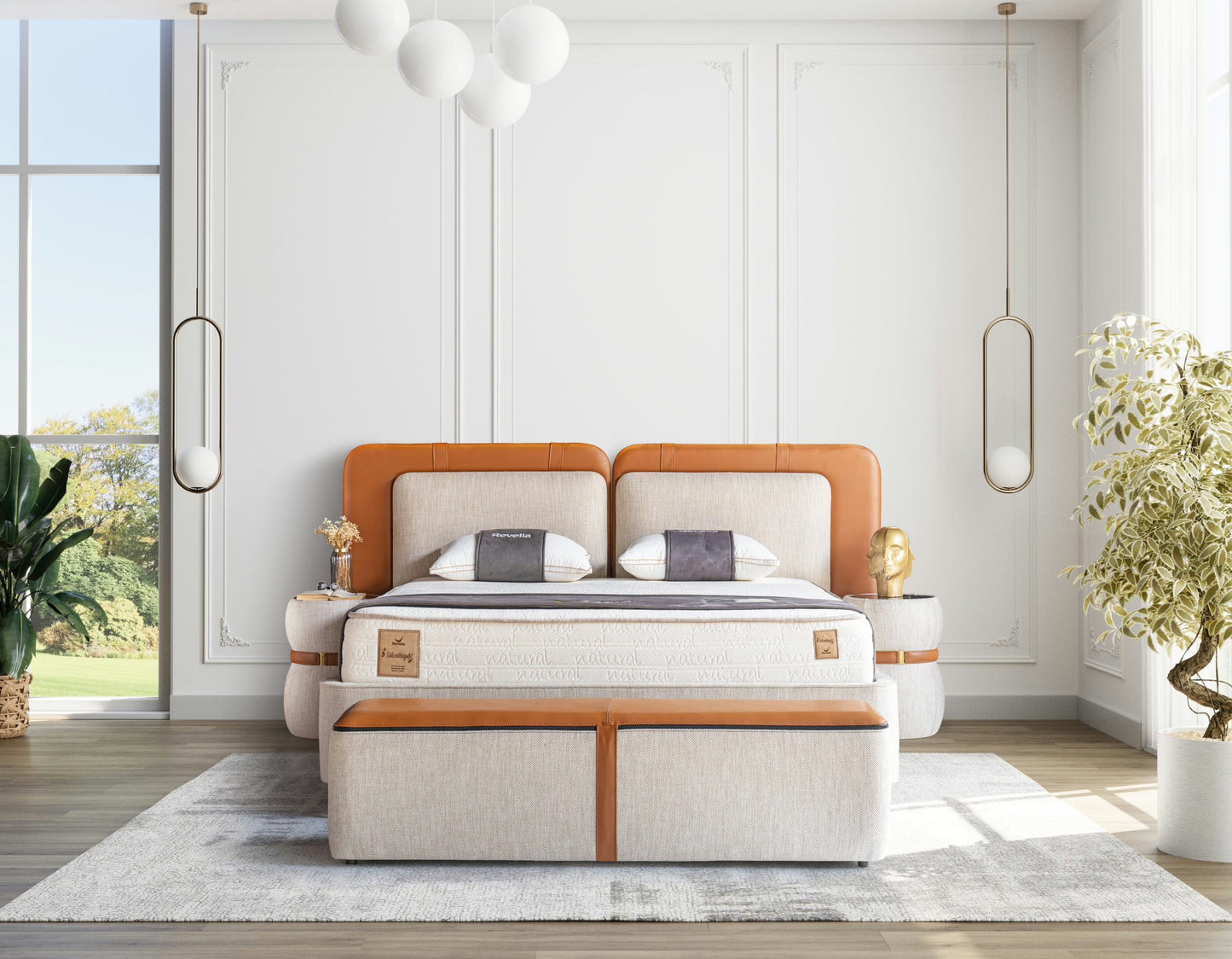 SILENT NIGHT Opbevaringsseng m. Hovedgavl