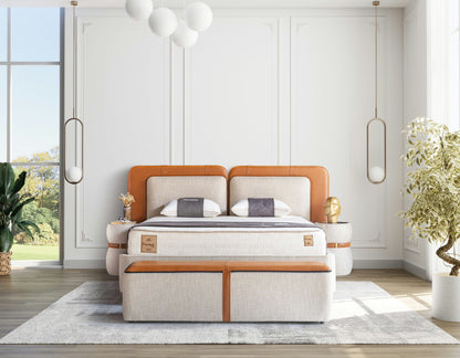 SILENT NIGHT Opbevaringsseng m. Hovedgavl