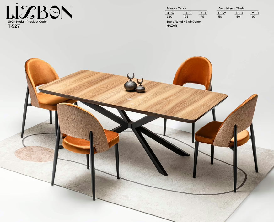 LIZBON Spisebordsæt