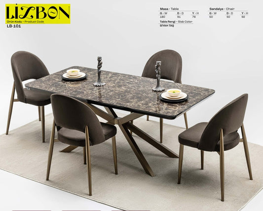 LIZBON Spisebordsæt