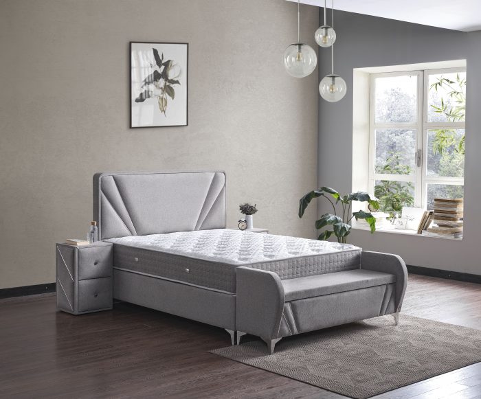 VARGAS Opbevaringsseng m. Hovedgavl