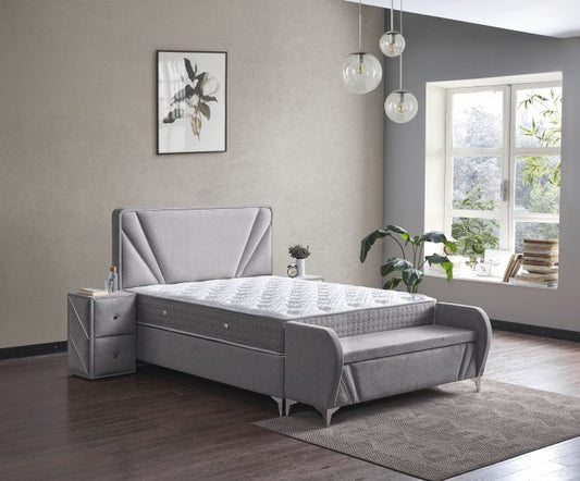 VARGAS Opbevaringsseng m. Hovedgavl