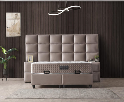 VENEZIA Opbevaringsseng m. Hovedgavl