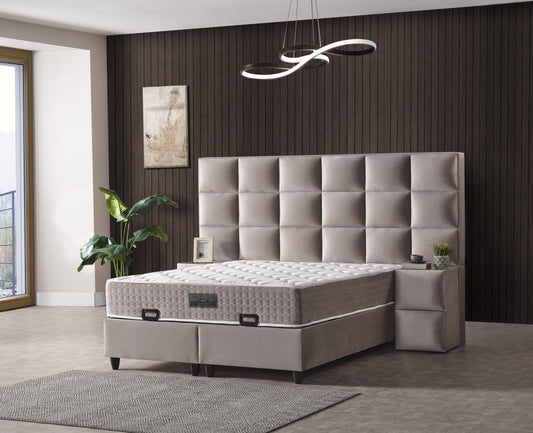 VENEZIA Opbevaringsseng m. Hovedgavl