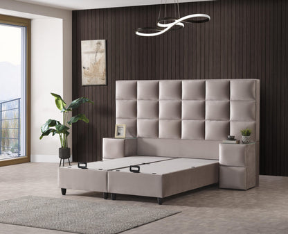 VENEZIA Opbevaringsseng m. Hovedgavl